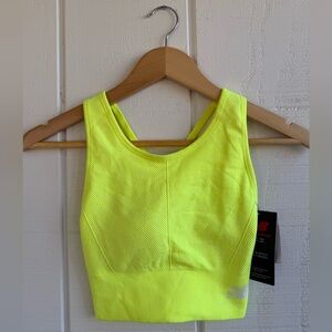 NWT New Balance Neon Yellow Sports Bra
